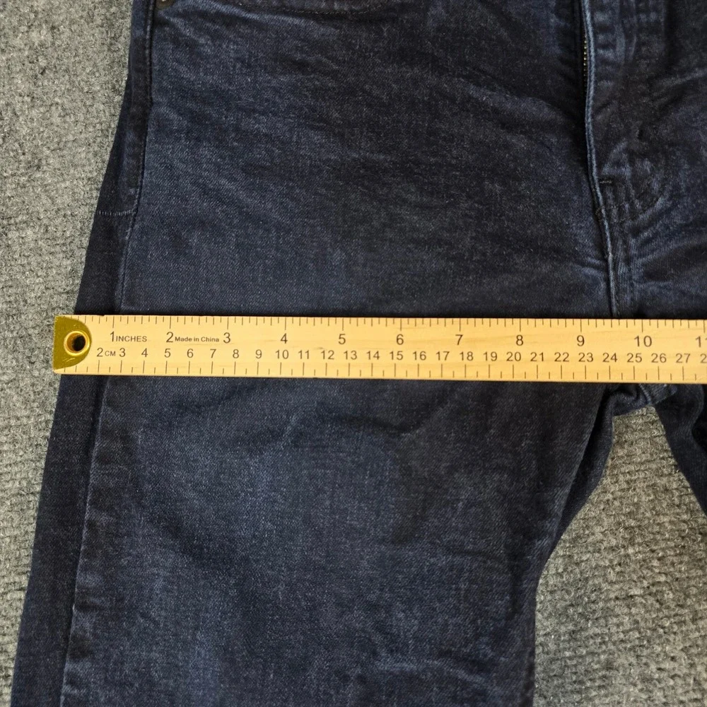 Levis 527 Slim Bootcut Jeans Mens 30x30 Dark Wash Black Denim 05527-0539